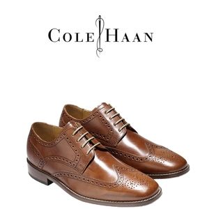 Cole Haan Modern Classic Wingtip Oxford Laceup Si… - image 1